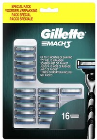 Gillette Mach 3 Scheermesjes - 16 stuks
