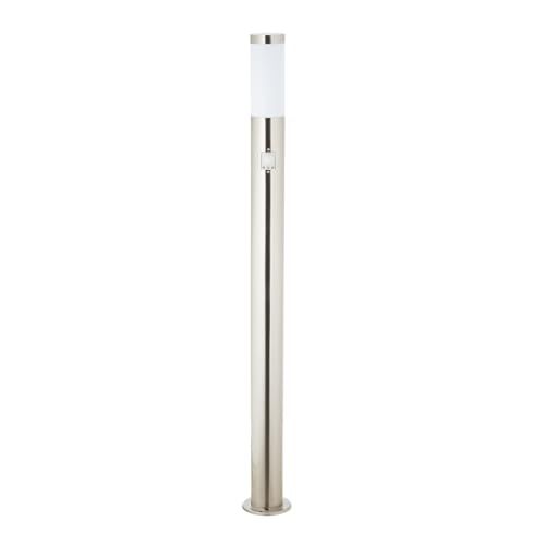 Brilliant 43699/82 Chorus Staande buitenlamp met bewegingsmelder LED E27 10 W RVS