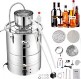 Vevor Water Distilleerder 30l Destillatie Plant 1800w Roestvrijstalen Liquor Distilling Distiller Complete Set Inbegrepen Eindproducten Fruit Wijnen