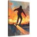 Tableau sur toile Skateur Skatepark 40x60