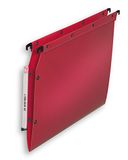 Elba Ultimate PP hangmappen voor kast, V-bodem, polypropyleen, ondoorzichtig, rood, 10 stuks