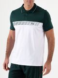 Sjeng Sports CYRIEL - Sportshirt - Heren - Groen/Wit - Sneldrogend - Tennis en Fitness - Ademend