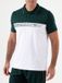 Sjeng Sports CYRIEL - Sportshirt - Heren - Groen/Wit - Sneldrogend - Tennis en Fitness - Ademend