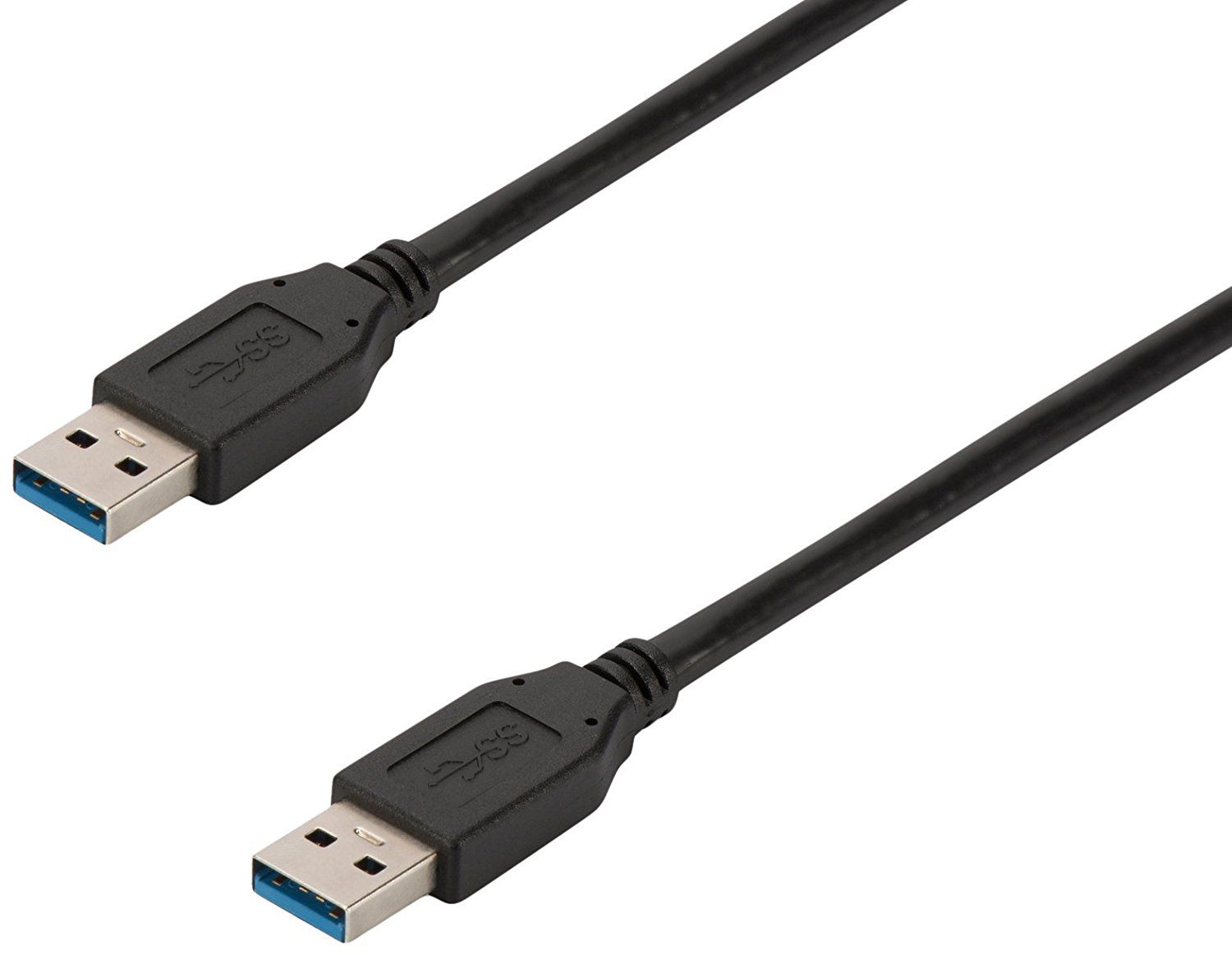Ewent EW-100112-010-N-P USB-kabel 1 m Zwart