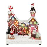 Luville Christmas house b/o l22,5xb13,5xh25 cm Luville Specials