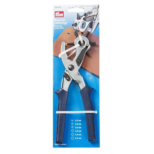 Prym 390905 Revolver-Gattang met Draaiplateau, Staal, Pruimenblauw, Eén Maat