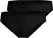 CALIDA Slip Sleek Skin Slip 2P Set van 2 Zwart Effen Vrouwen M