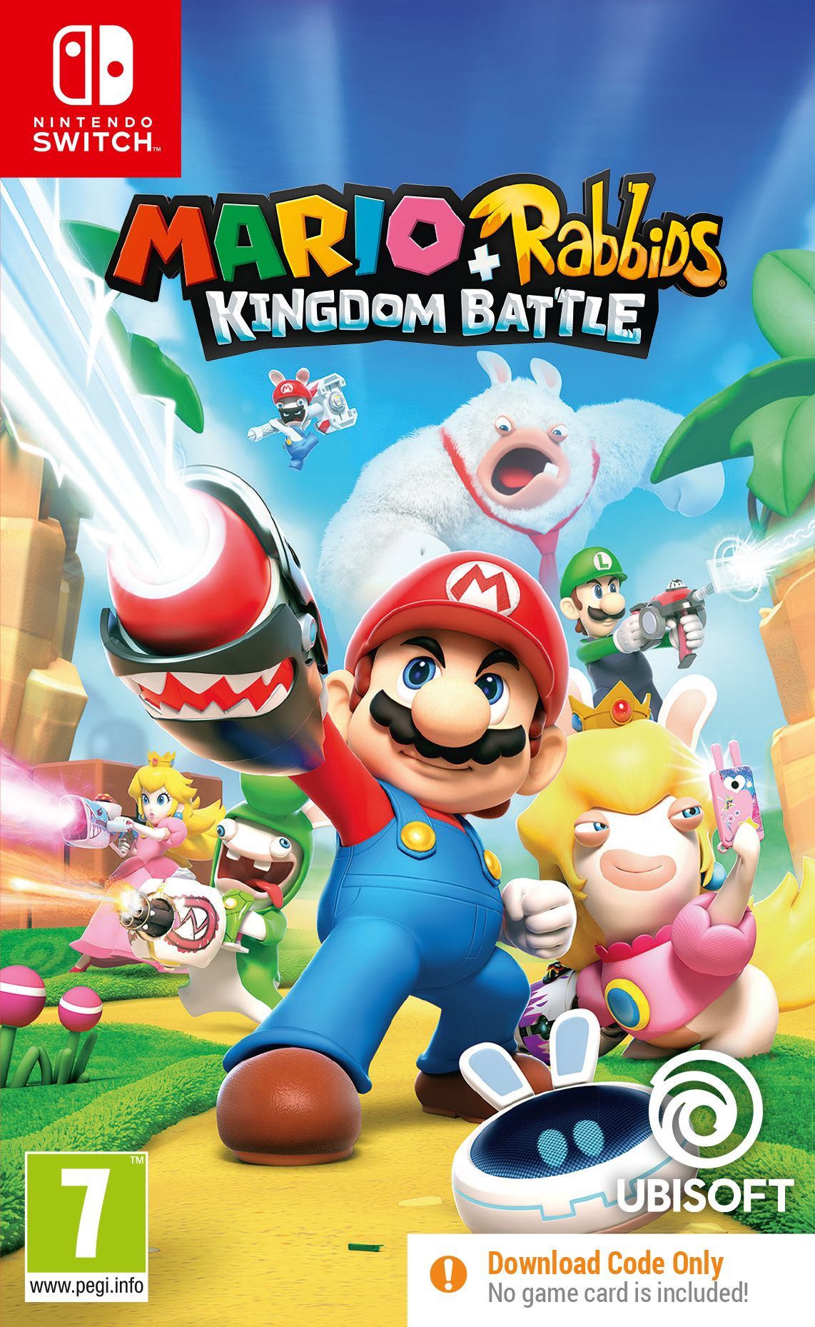 Ubisoft Mario + Rabbids: Kingdom Battle - Nintendo Switch - Code in a Box