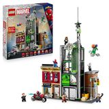 LEGO Marvel Spider-Man vs. Oscorp – Bouwbaar Speelgoed voor Kinderen met Motor en 8 Minifiguren, Incl. Miles Morales en Green Goblin – Cadeau voor Jongens vanaf 10 Jaar – 76324