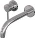 BRAUER Chrome Carving inbouw wastafelmengkraan met gebogen uitloop en rozetten model A2 chroom
