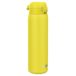 ION8 1 Liter Lichtgewicht Stalen Waterfles, Zonder Isolatie, Lekvrij, Makkelijk te Openen, Veilige Vergrendeling, Draaghendel, Vaatwasserbestendig, Duurzame, 1200ml (40oz), Geel