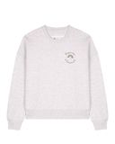 Watapparel Sweatshirt 'Happiness is homemade' grijs / grijs gemêleerd