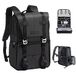 K&F Concept Cameratas, cameratassen voor fotografen, cameratassen met grote capaciteit en regenhoes, 15-15,6 inch laptopvak compatibel voor Canon/Nikon/Sony/DJI Mavic Drone