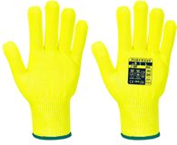 Portwest A688 Pro Voering Snij Handschoen Hoge Zichtbaarheid Ademend Bouw