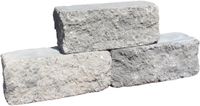 Merkloos Gardenlux Cliff Walling getrommeld 30x12x12 cm grijs/zwart