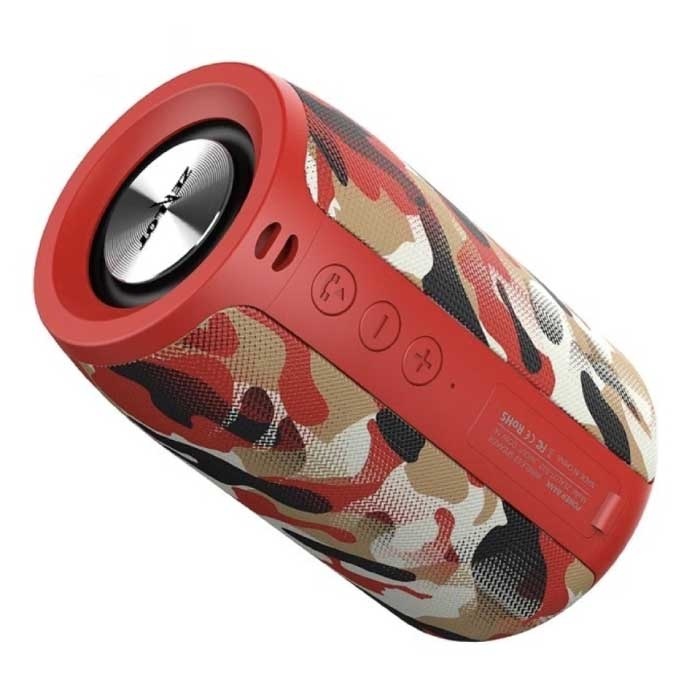 Zealot Zealot S32 Bluetooth 5 0 Soundbox Draadloze Luidspreker Externe Wireless Speaker Rood Camo