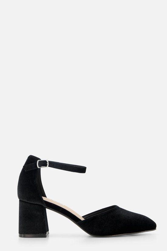 POSH by Poelman Pumps zwart Textiel - Maat 40