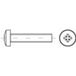 TOOLCRAFT TO-5375505 Vis à tête lenticulaire M2,5 10 mm Phillips acier inoxydable A4 1000 pièce(s)