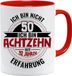 Verjaardagscadeaumok met spreuk, Ich Bin nicht 50 Ich Bin 18 mit 32 Jahre Ervaring, verjaardagscadeau cadeau-ideeën, cadeaus voor papa, opa-mok, cadeau-ideeën