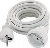 Max Factor Silver Electronics Verlengbare Kabel Schuko Wit