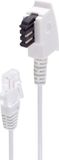 ShiverPeaks DSL Aansluitkabel [1x Telefoonstekker Duitsland (TAE-F) - 1x RJ45-stekker 8p2c] 15 m Wit