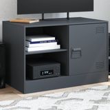 Prolenta Maison Exclusive - TV-meubel, antraciet, 67x39x44 cm, staal
