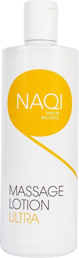 NAQI&#174; Massage Lotion Ultra 500 ml - Hypoallergeen - Huidverzorgend - Waterafwasbaar