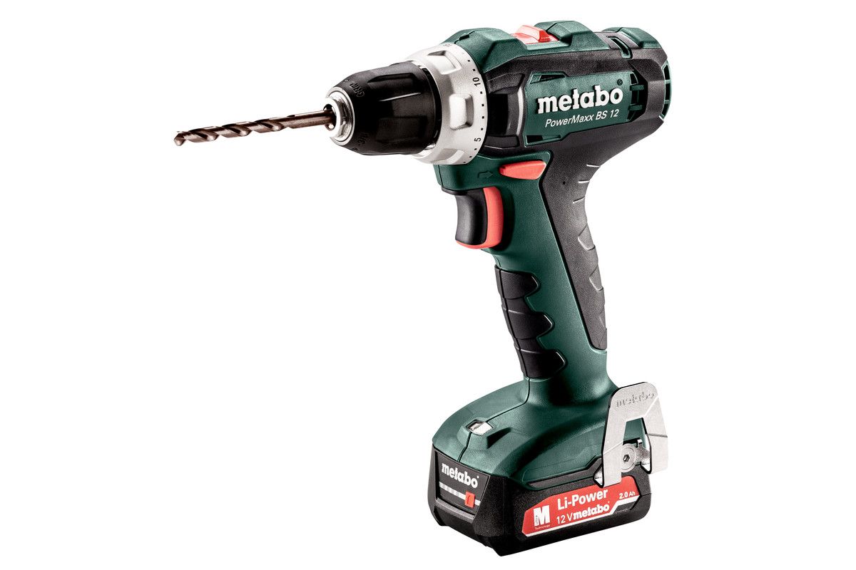 Metabo Powermaxx BS 12 - Accu Boorschroefmachine - 12V - 2x 2.0Ah Accu's - 10mm Boorkop - Inclusief Koffer