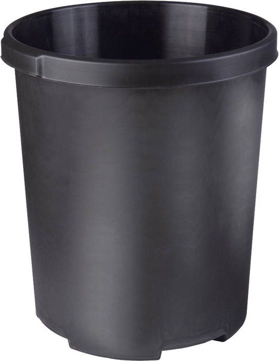 HAN Papierbak - 50L - Zwart - Rond - 35 cm diameter
