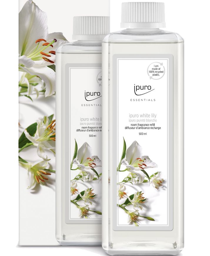 ipuro White Lily 500ml Reed Diffuser Refill