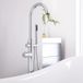 Hudson Reed Vrijstaande Thermostatische Badmengkraan met Handdouche | 128cm hoog - Chroom | Mirage