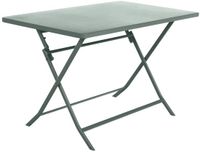 Hespéride Rechthoekige opvouwbare tuintafel voor 4 personen van staal, GREENSBORO