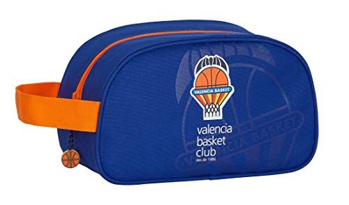 Safta School Etui Valencia Basket - Blauw - Polyester - 260 x 120 x 150 mm