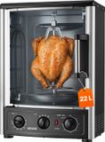 VEVOR Shawarma braadpan, 22 l, verticale draaispies, 1500 W