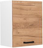 Vicco Hangkast R-Line, Goudkleurig Eiken/Wit, 50 cm