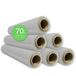 Ofituria Stretch verpakkingsfolie, transparante kunststoffolie, 75% gerecycled materiaal voor verpakkingen, beschermende kunststof rol, rol van 50 cm en tot 400 m rekbaar