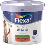 FLEXA - Strak op de muur - Muurverf - Mengcollectie - 85% Klaproos - 5 Liter - 8711113171540