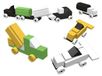Ainstein Jeu de construction magnétique maternelle voiture - à partir de 24 mois
