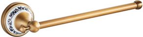PEONYBATH Porte-serviettes pour salle de bain, bronze antique, laiton, acier inoxydable, fixation murale