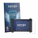 Savvies Film protecteur d'écran pour MUCAR 892BT - Film protecteur transparent 6 Pièces