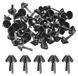100 rivets, 15 mm, pointes métalliques, noir, pour produits en cuir faits maison