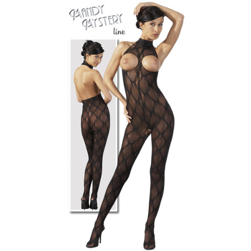 Mandy Mystery Line Borsten en kruis vrije Catsuit