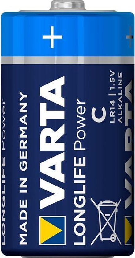 Varta C batterij 1.5V Alkaline 7800 mAh 20 stuks