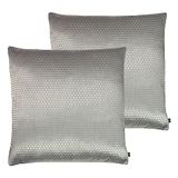 Prestigious Textiles Emboss Metallic Polyester Gevuld Kussen - Twin Pack, 55 x 55cm