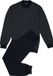 Schiesser GMBH Heren pyjama Katoen - Dark Sapphire - 100% katoenen mannen nachtkleding - 62 - Blauw