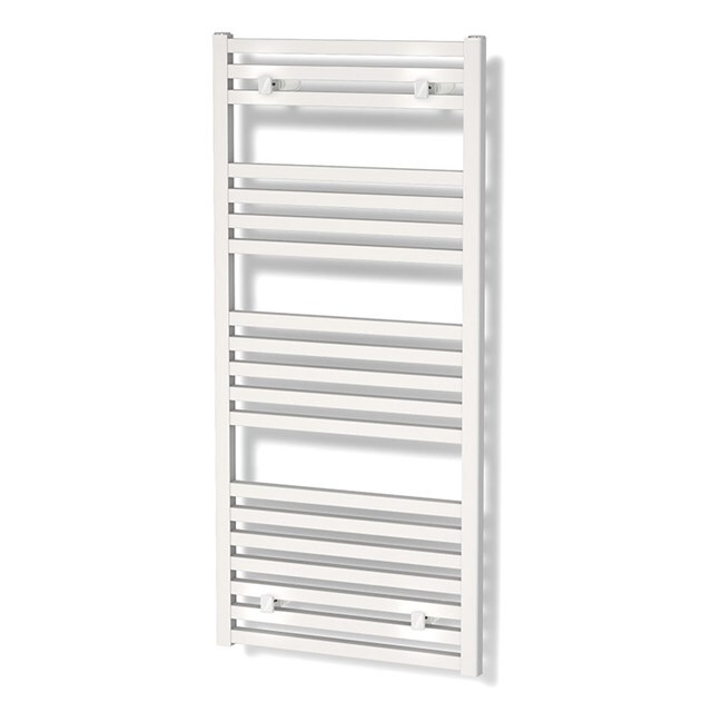 Maxaro Aluminium Handdoekradiator Zeus Mat Wit 890 Watt 50x120cm Verticaal