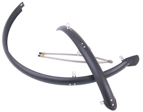 HULZEBOS Sunnywheel Spatborden Set Kunststof 28 Inch 45mm Matzwart