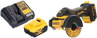 DeWalt DCS 438 P1 coupe-tout multimatière sans fil 18 V 76 mm sans balai + 1x batterie 5.0 Ah + chargeur
