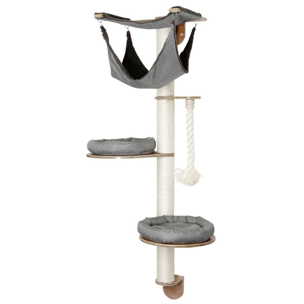 Kerbl Wandgemonteerde krabpaal Dolomit 2.0 Tofana grijs 160 cm