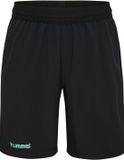 Hummel Short Blaze 2.0 Polyester Unisexe Noir/Bleu piscine 14 ans